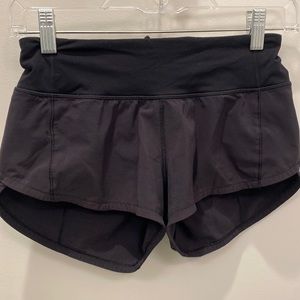 LuluLemon speed up Shorts Black